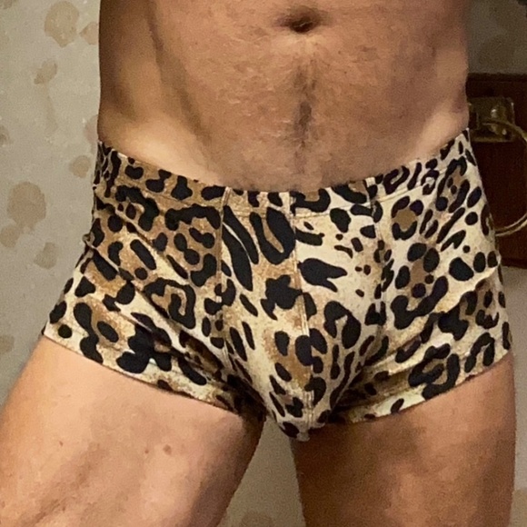 Other - Leopard print  trunks, tag large but fits like medium